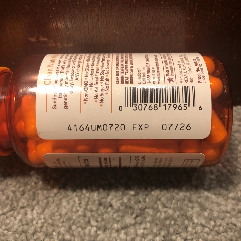 Sundown Clean Nutrition Ácido Alfa Lipoico 600MG Antioxidante Salud, 60 Cápsulas Foto 4 de 4
