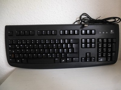 LOGITECH DELUXE 250 Y-UL76 USB KEYBOARD TASTATUR DE GERMAN QWERTZ COMPUTER PC