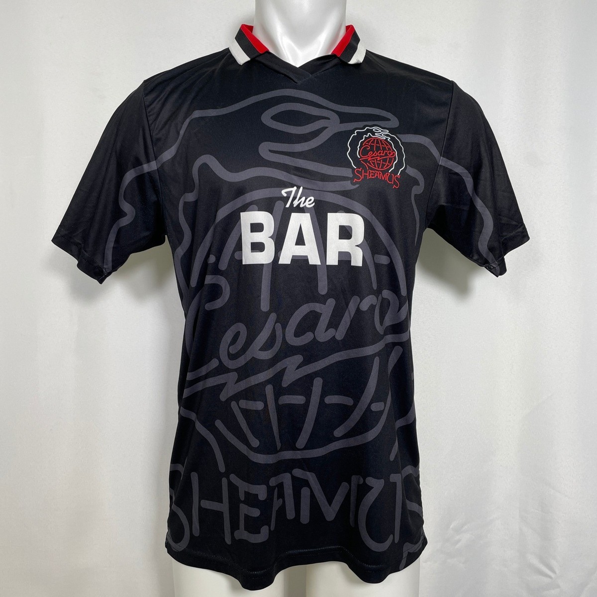 WWE x Chalk Line The Bar #18 Sheamus & Cesaro Black Polo Jersey 