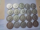Lot of 20 40% Silver 1965 to 1969 Kennedy Half Dollars Nice Condition