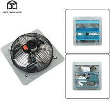 Aluminum High Speed 10"12"14"16"20" Shutter Exhaust Fan Wall Mounted Garage Shop
