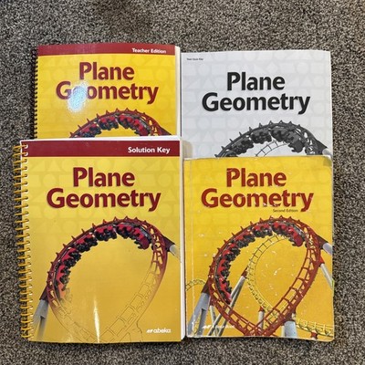 Abeka Plane Geometry Second Edition Student Textbook Answer Key Set