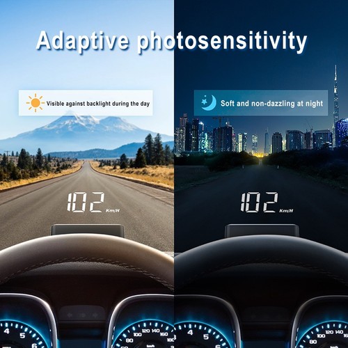 Quality Car Head-Up Display HUD Display HUD Gauge Parts Replacement Set ABS - Picture 10 of 12