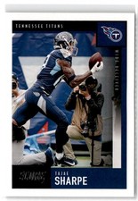 2020 Panini Score Tajae Sharpe #117 Tennessee Titans