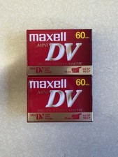 Maxell Mini DV 60 Min SP 90 Min LP Digital Video Cassette Tapes Sealed Lot of 2