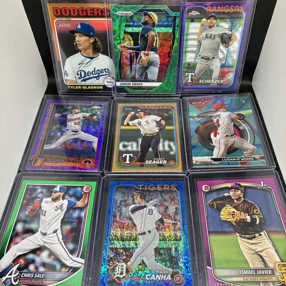 MLB Baseball MYSTERY Pack! 9x Cards - ALL CARDS AUTOS/RELICS/#'D ! See Details! - Image 3 of 3