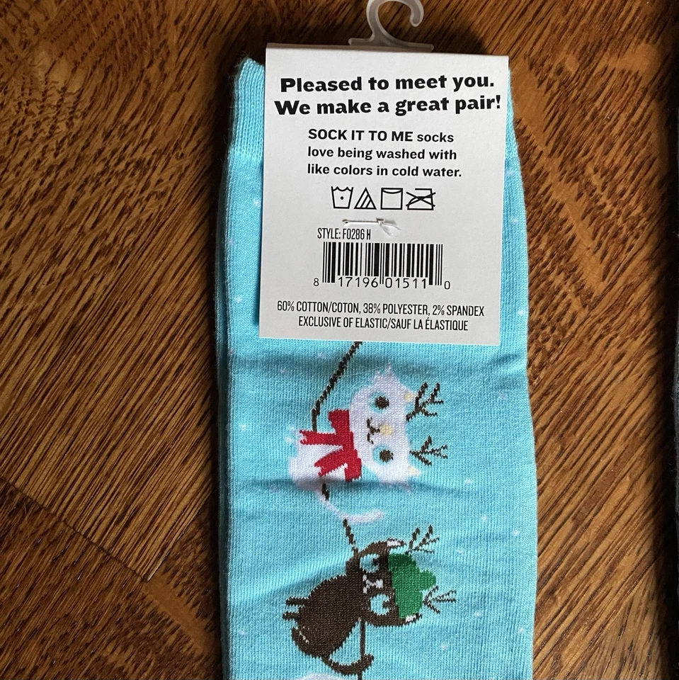 ¡NUEVO! CATO DAMA “Jingle Cats” Calcetín It To Me Navidad Papá Noel Calcetines Amante Regalo Mujeres Rodilla Foto 4 de 4