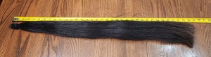 Horse black fake tail 1/2 pound extention 34" - 35"