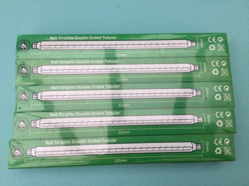 5 x Klingel 60W 221mm Glühlampe Streifenlicht opal S15 - Bild 1 von 4