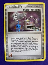 Damaged Swoop! Teleporter Reverse Holo Pokémon Card