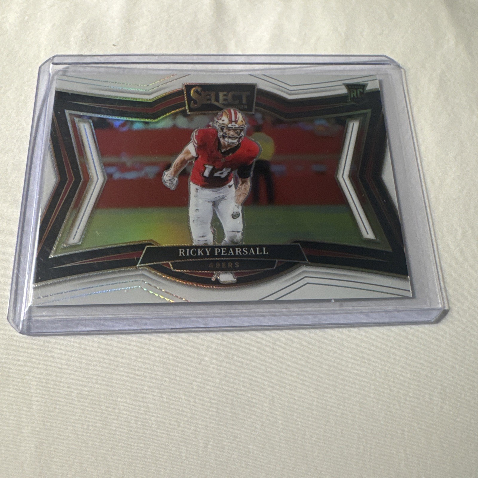 2024 Panini Select - Field Level Ricky Pearsall #489 White Prizm /35 (RC)