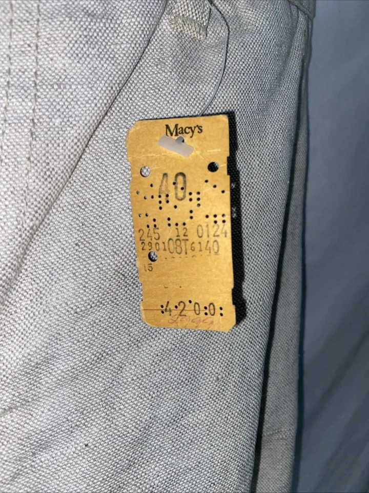 Pantalones de mezclilla Sasson mezcla de lino 25/26 pulgadas cintura de colección con etiqueta granero encontrar L 22 Foto 3 de 4