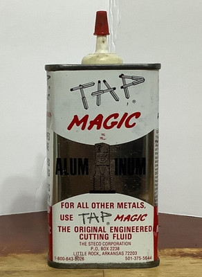 Vintage Tap Magic Aluminum Cutting Fluid 4oz. Oiler Can