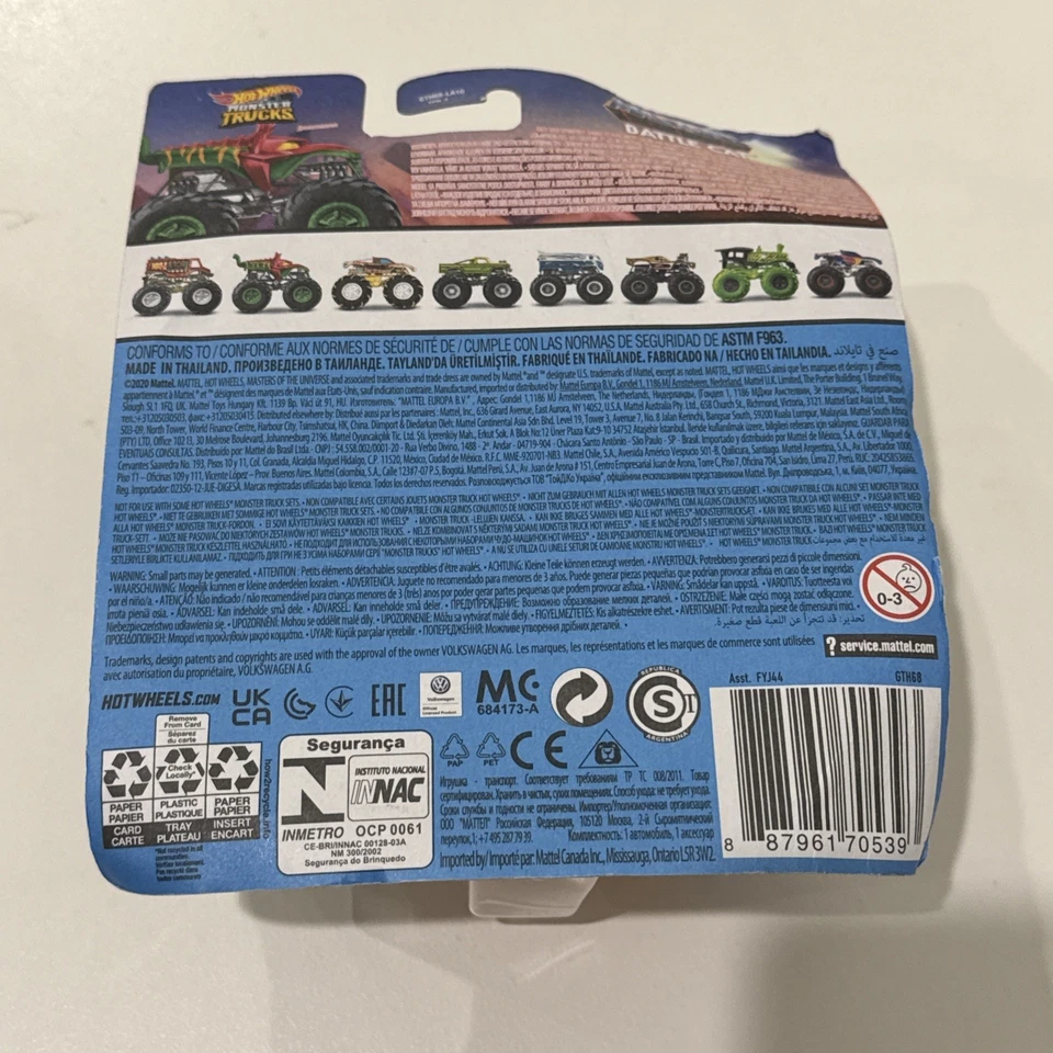 Hot Wheels Monster Trucks Masters Of The Universe Battle Cat Die-cast Nuevo Foto 3 de 3