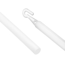 35" Blinds Wand Replacement Vertical Blinds Tilt Wand with Hook Grip White