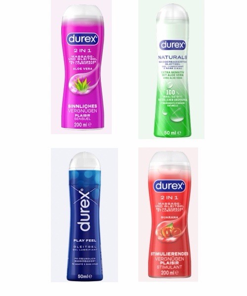 gleitgel Massage 2 in 1 Verschiedene Varianten 2x 200ml Und 2x 50 ml ingesamt 4