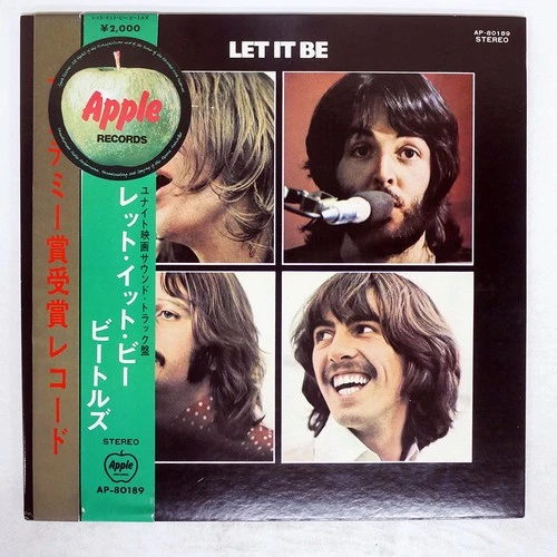 BEATLES LET IT BE APPLE AP80189 Japan OBI VINYL LP