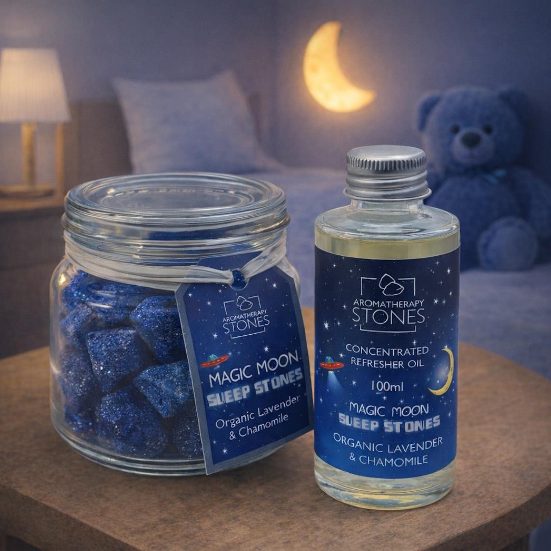 Children Sleep Gift Set Aroma Stones & Oil Lavender Natural Nights Bedtime Kids - Image 2