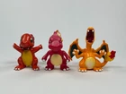 Vintage Pokemon TOMY Charmander Charmeleon Charizard Figures CGTSJ