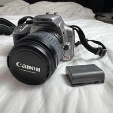 Canon EOS Rebel XT DSLR Digital Film Camera with EF-S 18-55mm Lens Silver Gray