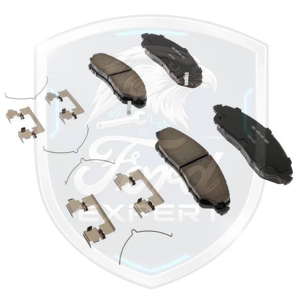 Kit de pastillas de freno delanteras y traseras de cerámica para Honda Pilot Ridgeline 2016-2025 Foto 2 de 4