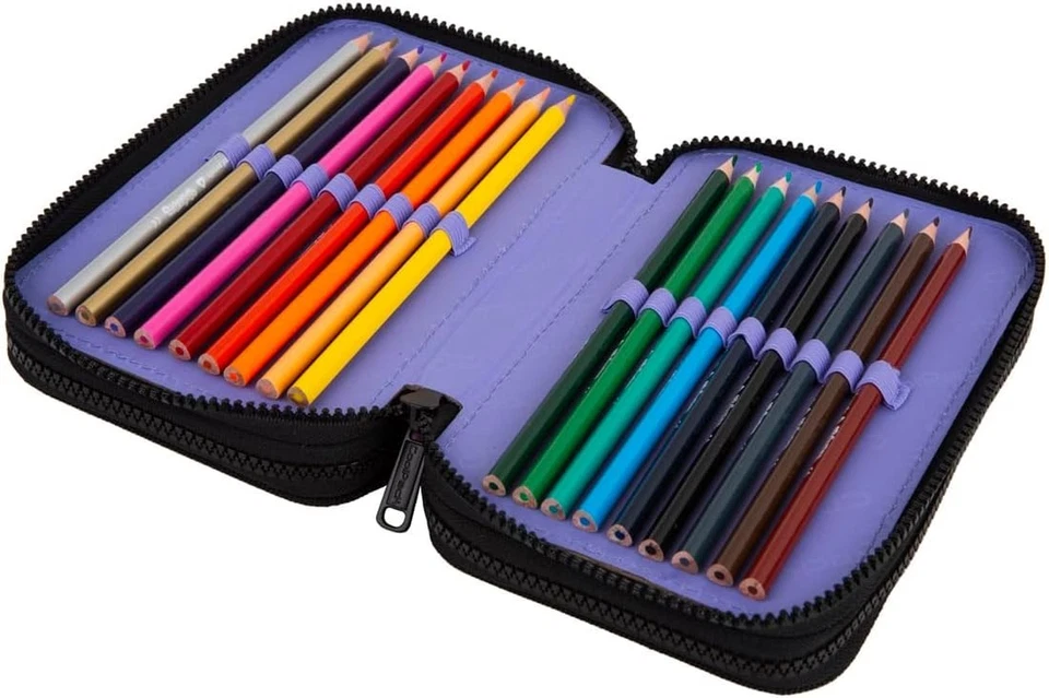 CoolPack Federmappe XXL 3-Fach gefüllt 44-tlg Mood Mäppchen für Mädchen - Bild 2 von 4