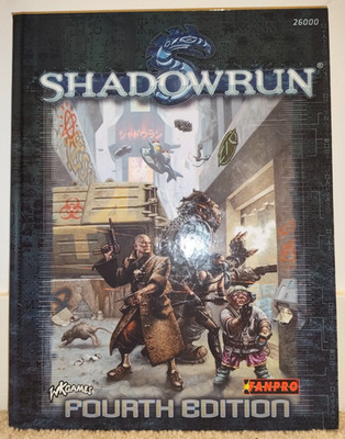 Shadowrun Fourth Edition Core Rulebook Hardcover 26000 Fanpro Catalyst 2005 neuwertig