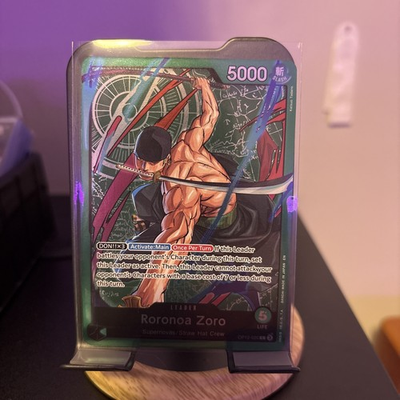 #ad Roronoa Zoro OP12 020 Zoro Deck OP12 020 Learn Together Deck Set Foil $9.50