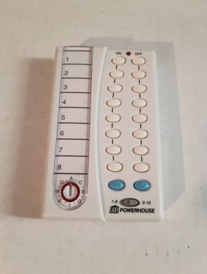 X-10 Powerhouse Home Automation Remote Control Palm Pad Wireless Model HR12A
