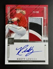 2024 Panini Impeccable - Rhett Lowder Elégance Prospect Jersey On Card Auto /99