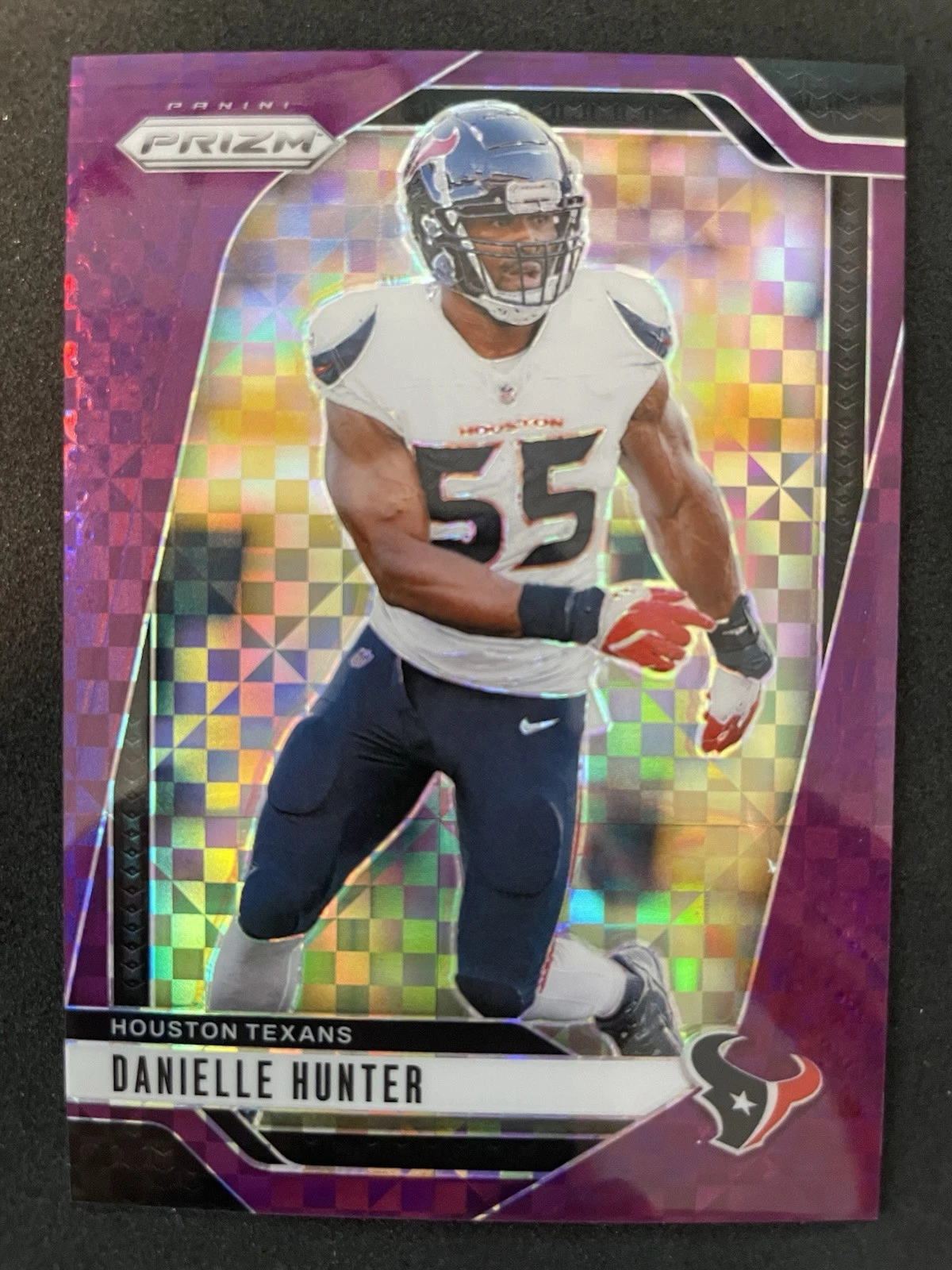 2024 Panini Prizm DANIELLE HUNTER Purple Power /49 Houston Texans 🔥