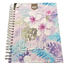 Kiut 200 Sheet College Ruled Spiral Notebook "Save the Best for Last"