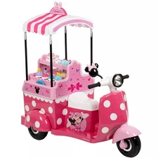 HUFFY DISNEY MINNIE MOUSE BAKERY CART BATTERY RIDE-ON - 6V - AGE 3+ - PINK