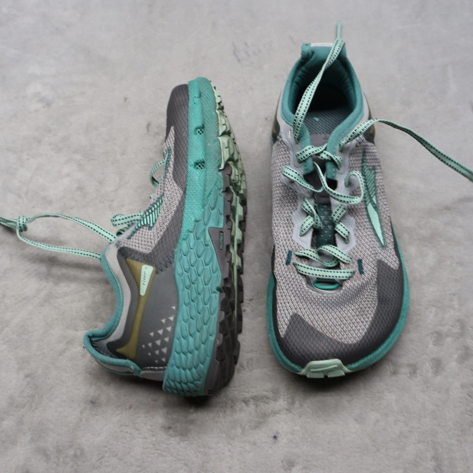 Altra Womens 6 Running Shoes Green Timp 4 Trail Chunky Lightweight Cushioned