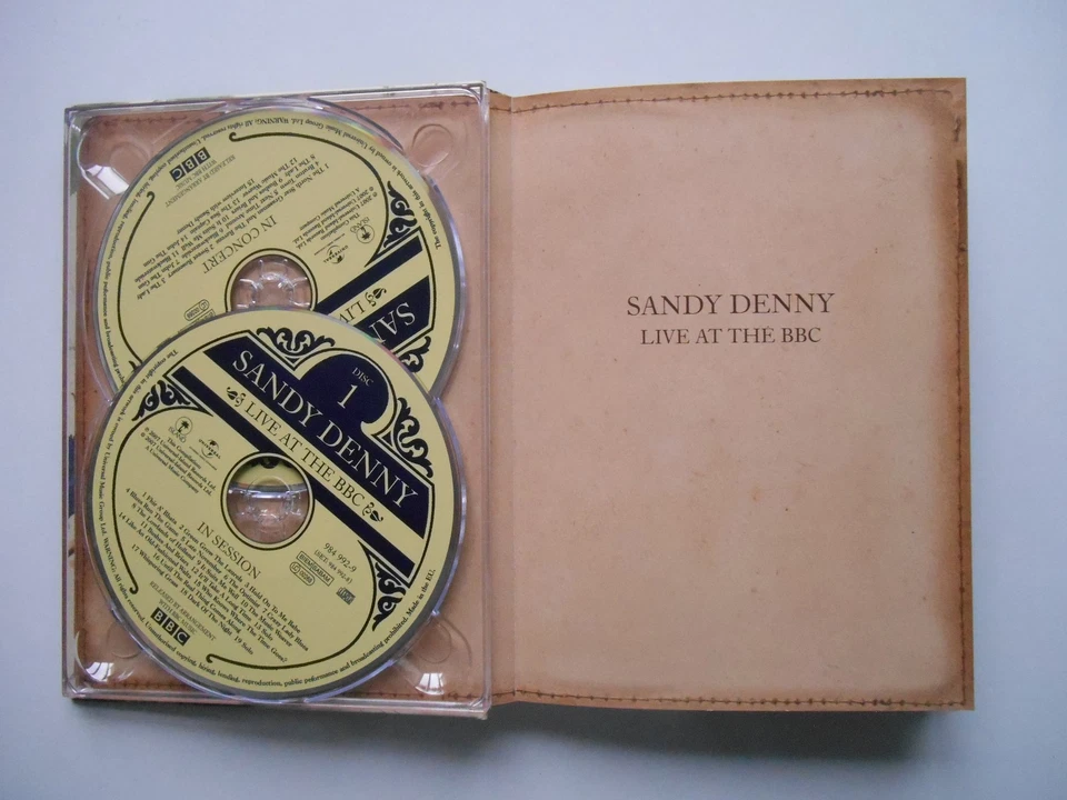 SANDY DENNY Live At The BBC - 4-Disc (3 x CD & DVD) Box Set (2007) Fairport - Image 3 of 4