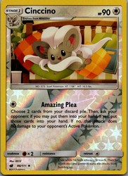 Cinccino 86/111 Reverse Holo - Sun & Moon: Crimson Invasion