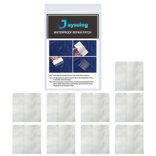 10 PCS Swimming Pool Repair Tape Air Bed Repair Patch Adhesive Pool