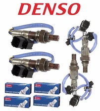 For MDX 3.7 V6 Set of 4 Front Air Fuel Ratio & Rear O2 Oxygen Sensors Denso