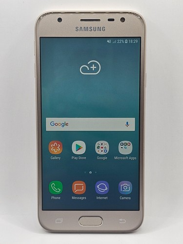 Samsung Galaxy J3 (2017) J330FN 16GB Android Smartphone Micro SD Silver Unlocked
