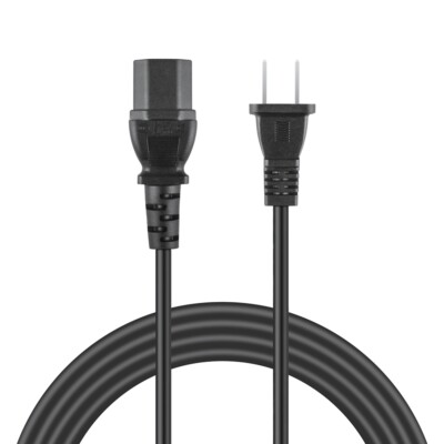 UL 6FT AC Power Cord Cable For Denon DRA-800H Stereo Receiver 2-Prong Plug Lead