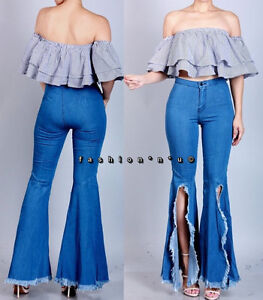 hippie bell bottom jeans