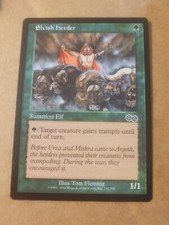 Elvish Herder (247) Urza's Saga MTG Magic the Gathering Elf LP BULK DISCOUNT