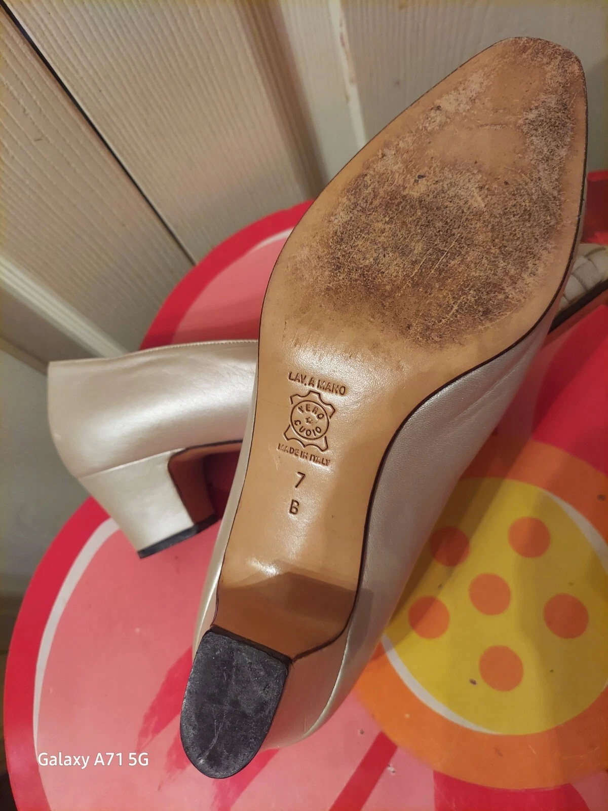 Bottega Veneta Scarpe Vintage Donna In Pelle Avorio. Italia. Cond. È molto buono.