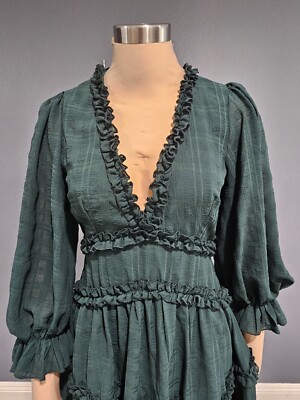 saints and secrets green dress Saints + Secrets