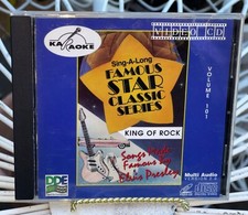 Vtg. DDE Multi Audio Karaoke Video CD Vol. 101 King Of Rock Elvis Presley Songs