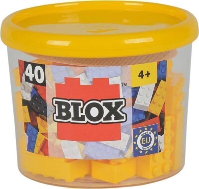 Blox, 100 mattoncini marroni per bambini dai 3 anni in su, 8 pietre in scatola, alta qualità, completamente compatibili con molti altri produttori