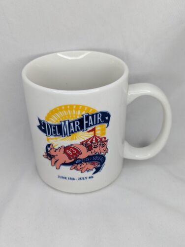 Del Mar Fair 1993 Coffee Mug (San Diego County) Wheels & Squeals - Picture 1 of 6