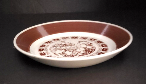 VTG MCM Bjorn Winblad Nymolle Ceramic "December" Cake Plate 6" Diameter - Picture 3 of 8