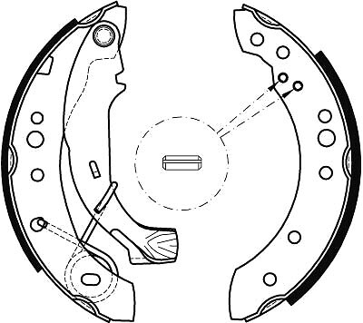 Fits TRW GS8467 BRAKE SHOES /R/C3 02- /203X39/ UK Stock - Picture 2 of 5