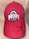 Ohio State University Buckeyes Red Hat Cap Fan 1 Authentic Logo Adjustable